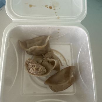 Dumpling House - Dark dough dumpling with filling that doesn't smell right - Chinese Near Me - Duluth, Georgia Dumpling House - Dark dough dumpling with filling that doesn't smell right - Chinese Near Me - Duluth, Georgia