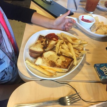 Two Chicks - Kids grilled cheese and garlic fries. It was awesome. - Breakfast & Brunch Near Me - Reno, Nevada