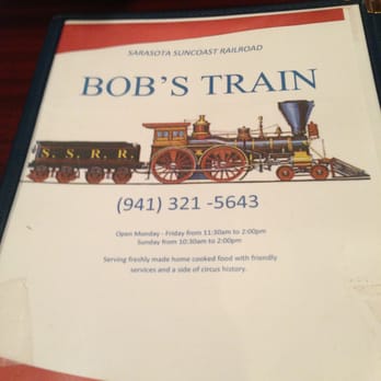 Bob's Train - Menu - New American Near Me - Sarasota, Florida