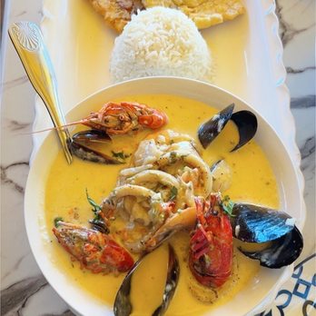 Garden House Latin Restaurant - Seafood stew - Colombian Near Me - Miami Beach, Florida Garden House Latin Restaurant - Seafood stew - Colombian Near Me - Miami Beach, Florida