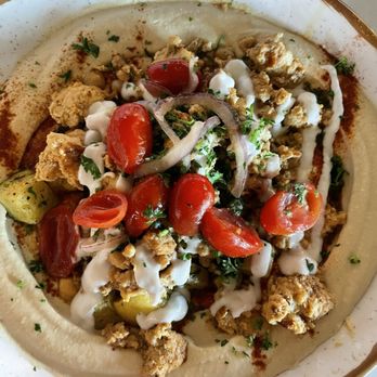 Meddys - Hummus Stacked Bowl - Mediterranean Near Me - Omaha, Nebraska Meddys - Hummus Stacked Bowl - Mediterranean Near Me - Omaha, Nebraska
