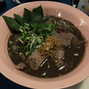 Nana - Boat noodle soup with beef - so tasty. - Thai Near Me - Toronto, Ontario Nana - Boat noodle soup with beef - so tasty. - Thai Near Me - Toronto, Ontario