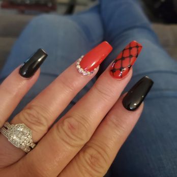 Haute Nails - Colored acrylic,  not polish. - Nail Salons Near Me - Murrieta, California