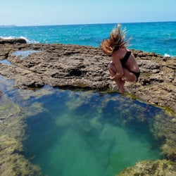 Anchor Bay - Human sized rock pool!