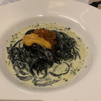 Robata Wasa - Squid Ink Uni Pasta - Sushi Bars Near Me - Irvine, California Robata Wasa - Squid Ink Uni Pasta - Sushi Bars Near Me - Irvine, California