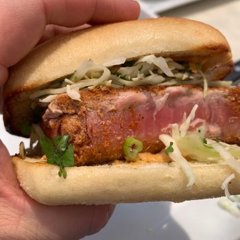 Hula's Modern Tiki - Blackened Ahi Sandwich - Hawaiian Near Me - Phoenix, Arizona