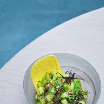 Townhouse - CUCUMBER:
TURMERIC YOGURT. MUSTARD GREENS. SUNFLOWER - New American Near Me - Detroit, Michigan Townhouse - CUCUMBER:
TURMERIC YOGURT. MUSTARD GREENS. SUNFLOWER - New American Near Me - Detroit, Michigan