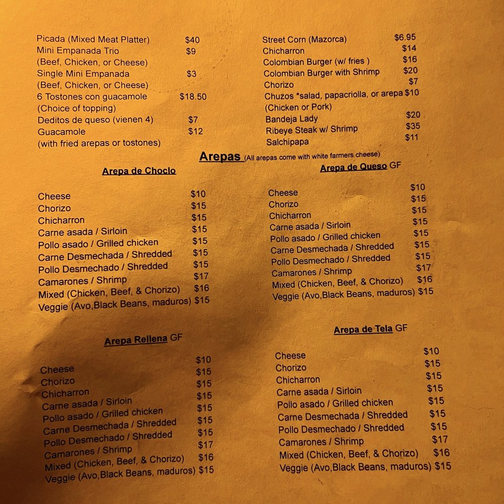 Menu Menu