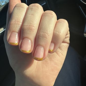 Golden Nails & Spa - Gold French tips!! - Nail Salons Near Me - Queen Creek, Arizona Golden Nails & Spa - Gold French tips!! - Nail Salons Near Me - Queen Creek, Arizona