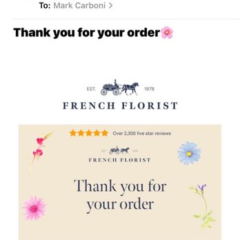 French Florist - This is validation that the review is valid - Florists Near Me - Los Angeles, California