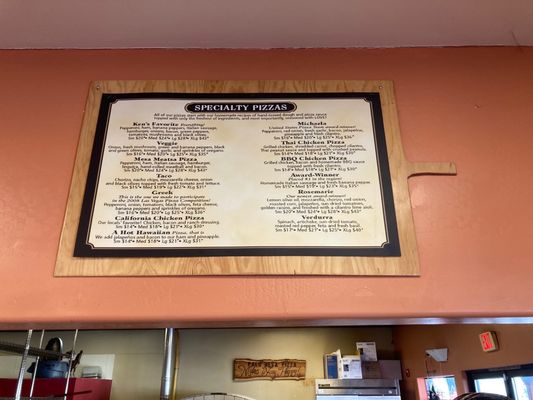 Menu photo 1 Palo Mesa Pizza Arroyo Grande, CA