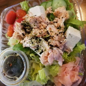 Hamada General Store - Tofu and salmon salad - Salad Near Me - Honolulu, Hawaii