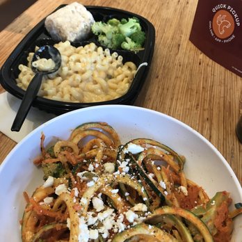 Noodles and Company - Zucchini romesco and kids Mac n cheese - Noodles Near Me - Raleigh, North Carolina Noodles and Company - Zucchini romesco and kids Mac n cheese - Noodles Near Me - Raleigh, North Carolina