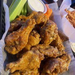 Joe's Grille Fishers - Jumbo wings with Cajun Dry Rub and Garlic Parmesan --DELICIOUS
