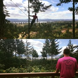 Tolleson Family Tree Care - A Vista Prune added a spectacular view of the Columbia River for our customer to enjoy. Cole and Shane enjoyed the view too.
