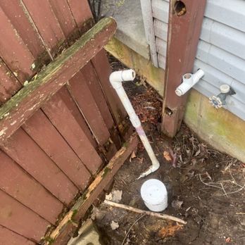 Roto-Rooter Plumbing & Water Cleanup - The most recent damage in January caused by the fence panel collapsing bc they didn't fill the hole in behind the fence panel. - Plumbing Near Me - Runnemede, New Jersey
