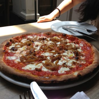 Via 13 - Sausage and caramelized onion pizza - Italian Near Me - New York, New York Via 13 - Sausage and caramelized onion pizza - Italian Near Me - New York, New York
