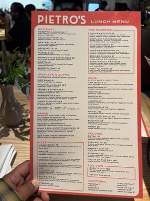 Menu photo 8 Pietro's Lodi, CA Menu photo 8 Pietro's Lodi, CA