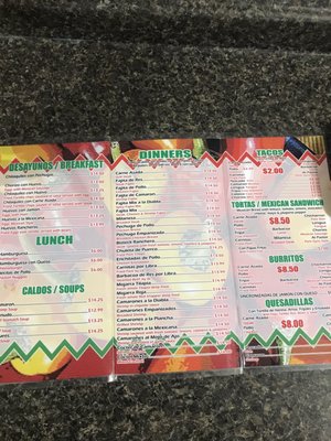 Menu photo 2 Taqueria Los Mexicanos Stuart, FL Menu photo 2 Taqueria Los Mexicanos Stuart, FL