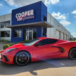 Jackie Cooper Tint and Electronics - 2024 Corvette with Llumar Stratos window film - 15% shade!