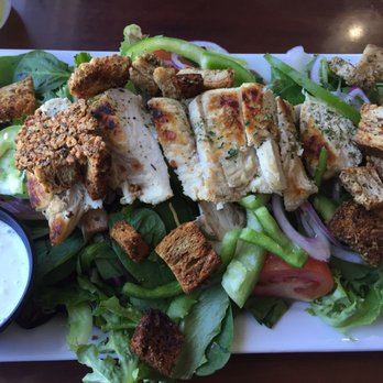 Haunted Hamburger - Salad with chicken- very tasty. - Burgers Near Me - Jerome, Arizona