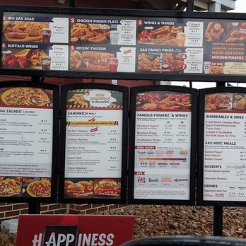 Zaxbys - Menu - Chicken Wings Near Me - Cibolo, Texas