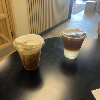Three Ring Coffee - Foam top Americano & yuzu sproton - Coffee & Tea Near Me - Corona, California Three Ring Coffee - Foam top Americano & yuzu sproton - Coffee & Tea Near Me - Corona, California