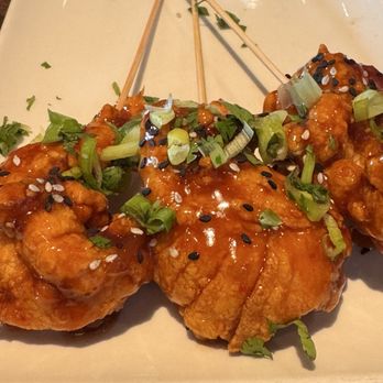 Burtons Grill & Bar - Kung pao chicken skewers - New American Near Me - Nashua, New Hampshire Burtons Grill & Bar - Kung pao chicken skewers - New American Near Me - Nashua, New Hampshire
