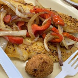 Grilled Fish Po' Boy