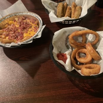 Bubba D's Pizza & Wings - Fried onion rings, fried pickles, and cheddar cheese fries - Chicken Wings Near Me - York, Pennsylvania