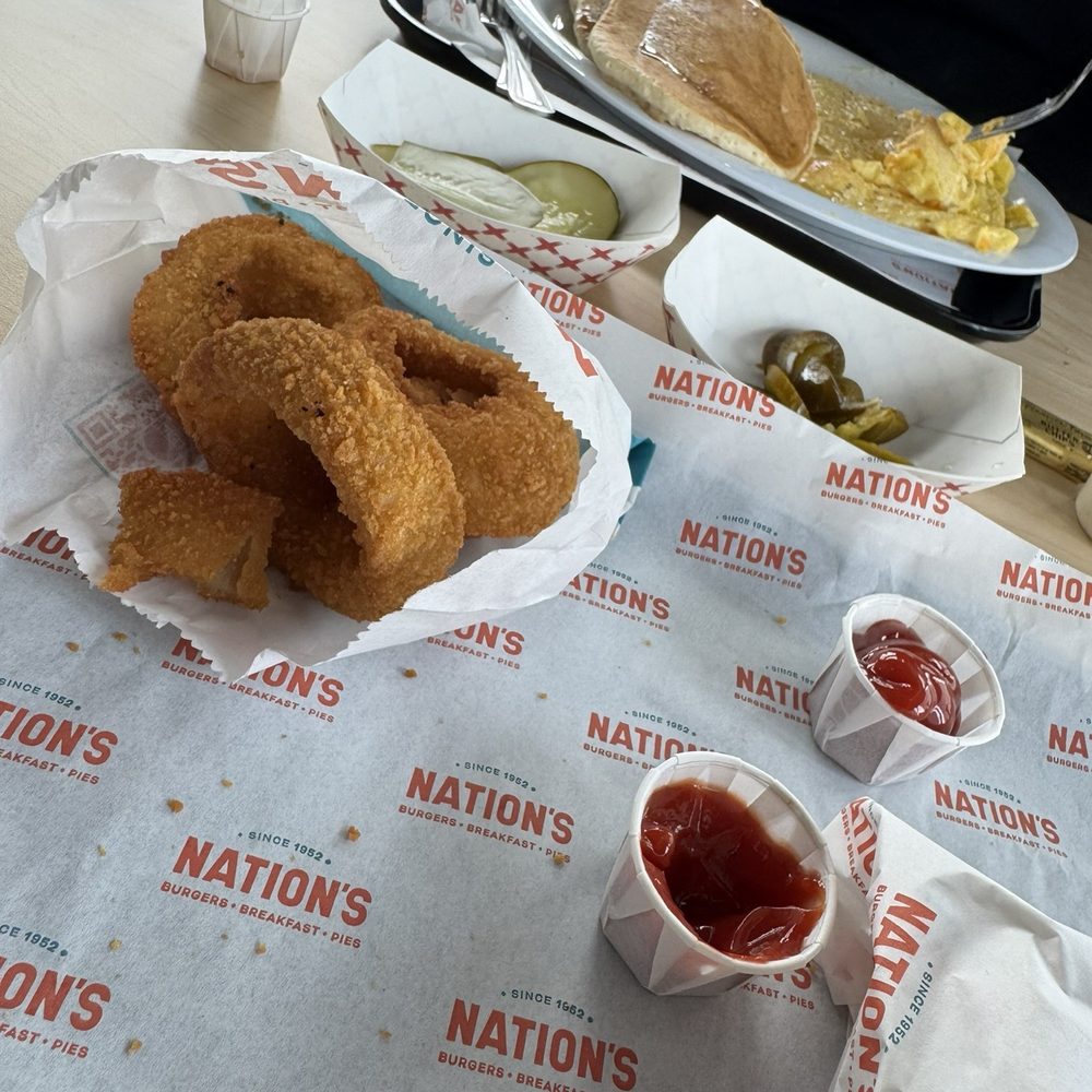 Nation's Giant Hamburgers - Breakfast and ONION RINGS - Burgers Near Me - Sunnyvale, Texas