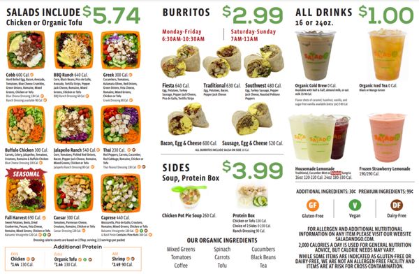 Menu photo 3 Salad and Go Mesa, AZ