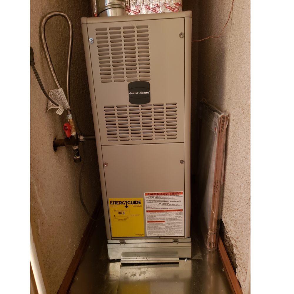 New American Standard Heater, New cables, new transition, new baseboard (after removal of asbestos). Thank you so much Edison!