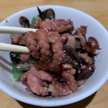 Sushi Taku - Baby octopus salad - Japanese Near Me - Chicago, Illinois Sushi Taku - Baby octopus salad - Japanese Near Me - Chicago, Illinois