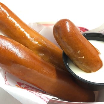 Dairy Queen Grill & Chill - These soft pretzel sticks are to die for! Spicy Queso dipping sauce is delicious!! - Fast Food Near Me - Maple Valley, Washington