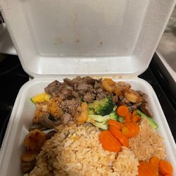 Dan Sushi & Hibachi - Hibachi steak and shrimp