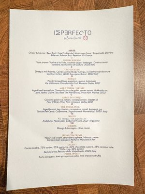 Menu photo 8 Imperfecto Washington, DC, DC
