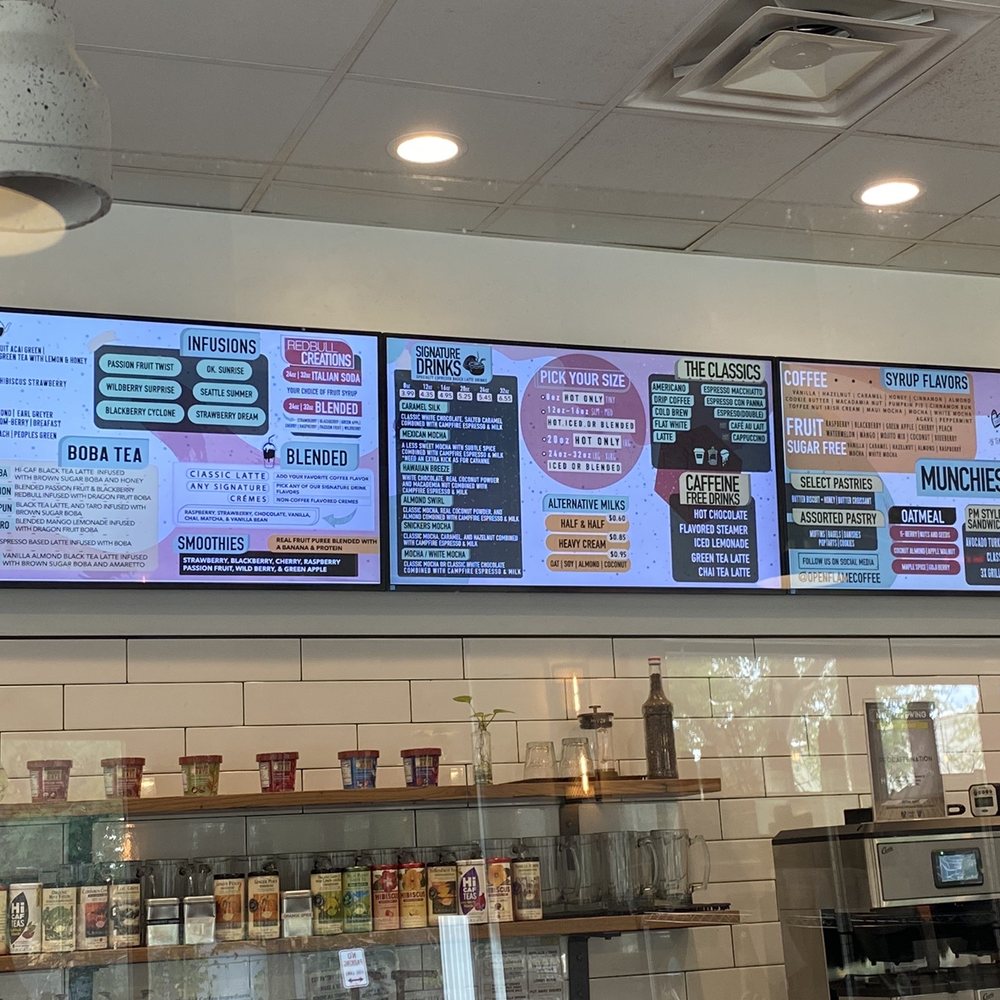 Open Flame - Menu - Coffee Roasteries Near Me - Midwest City, Oklahoma Open Flame - Menu - Coffee Roasteries Near Me - Midwest City, Oklahoma