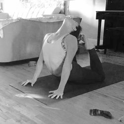 Ashtanga Yoga Calgary - Raja kapotasana This is a backbend from Ashtanga Yoga's third series, and also one of my favourites.