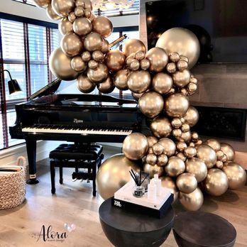 Alora Event Design - Why not invite a few friends to enjoy an intimate private piano concert at your home? Enhance the ambiance with a sophisticated balloon deco - Balloon Services Near Me Alora Event Design - Why not invite a few friends to enjoy an intimate private piano concert at your home? Enhance the ambiance with a sophisticated balloon deco - Balloon Services Near Me