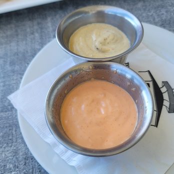 Tom Ham's Lighthouse - Sauces for the fries - Breakfast & Brunch Near Me - San Diego, California Tom Ham's Lighthouse - Sauces for the fries - Breakfast & Brunch Near Me - San Diego, California