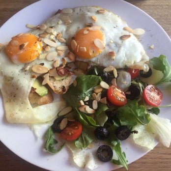 Giselle - My eggs with avocado and toast. I had a soy latte which was also delicious. - Breakfast & Brunch Near Me - Wrocław, DS