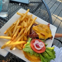 Tavern at Towne Lake - Burger with fries