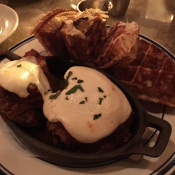 Sweet Chick - Parmesan fried chicken with basil Parmesan waffles - Southern Near Me - New York, New York Sweet Chick - Parmesan fried chicken with basil Parmesan waffles - Southern Near Me - New York, New York