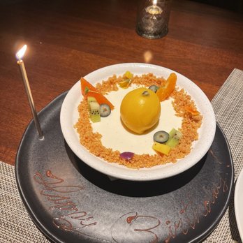 Bludorn - Don't sleep on the Panna Cotta!! So incredible - New American Near Me - Houston, Texas