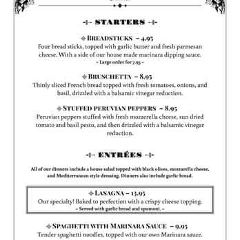 Galletti's Spaghetti House - First Page of our new dinner menu! - Italian Near Me - Seaview, Washington Galletti's Spaghetti House - First Page of our new dinner menu! - Italian Near Me - Seaview, Washington