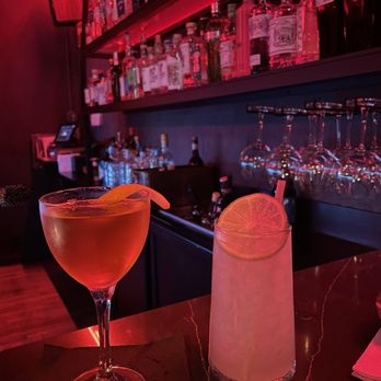 Fifty Fifty Gin Club - two cocktails on a bar - Venues & Event Spaces Near Me - Cincinnati, Ohio Fifty Fifty Gin Club - two cocktails on a bar - Venues & Event Spaces Near Me - Cincinnati, Ohio
