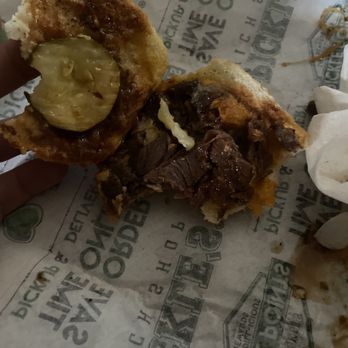 Mr Pickle's Sandwich Shop - Way too much BBQ and Garlic sauce, overwhelmed by cheap sauce flavors - Sandwiches Near Me - Martinez, California Mr Pickle's Sandwich Shop - Way too much BBQ and Garlic sauce, overwhelmed by cheap sauce flavors - Sandwiches Near Me - Martinez, California