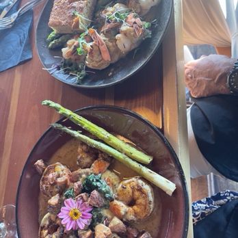 The Paper Canoe - Stuffed shrimp and Shrimp and grits - Seafood Near Me - Duck, North Carolina The Paper Canoe - Stuffed shrimp and Shrimp and grits - Seafood Near Me - Duck, North Carolina