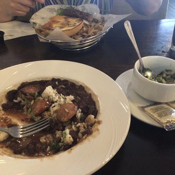 Brooklyn's Down South - Red Beans and Rice plus a side of Spicy Brussel sprouts - Southern Near Me - Buda, Texas